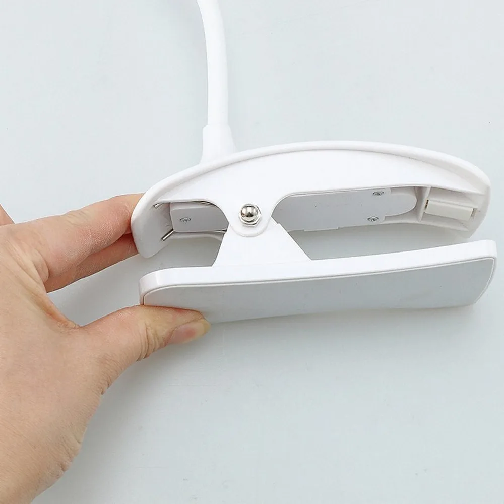 YAGE 8017S настольная лампа Светодиодная для чтения с зажимом LED Touch on/off современные