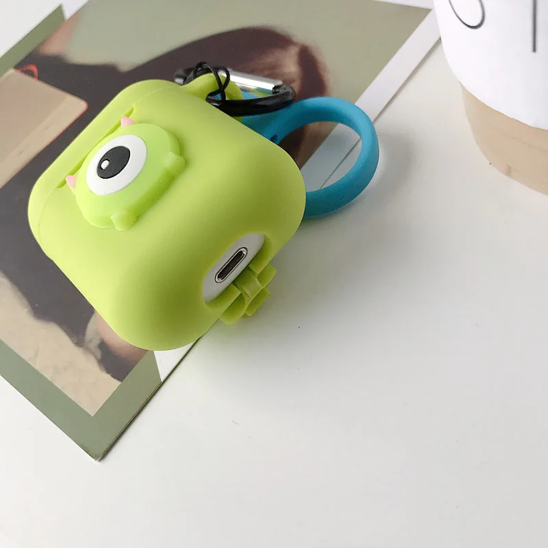 Милый мультфильм для Apple Airpods случае аксессуары Защитная крышка Bluetooth наушники случае Модные Жёсткие Чехлы гарнитура зарядки мешок