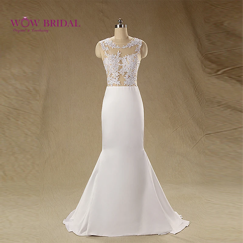 Wowbridal 2021 модное вечернее платье русалки с одним вырезом Прозрачная Сексуальная