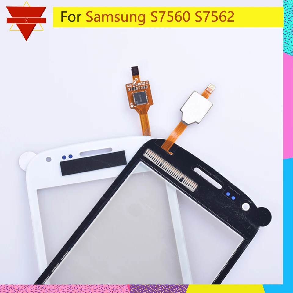 10 шт \ Лот Новый S7560 S756 для samsung galaxy Trend GT S7562 дигитайзер сенсорный экран Замена
