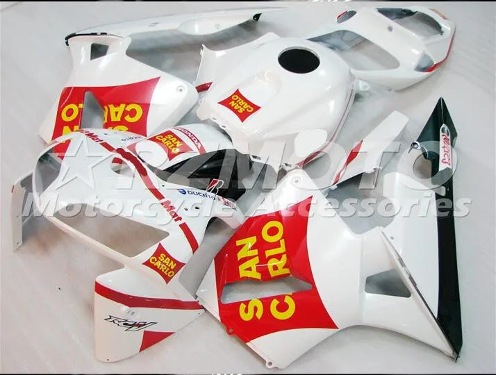 

ACE KITS New ABS Injection Fairings Kit Fit For HONDA CBR600F5 2005 2006 CBR600F5 05 06 White Red F46