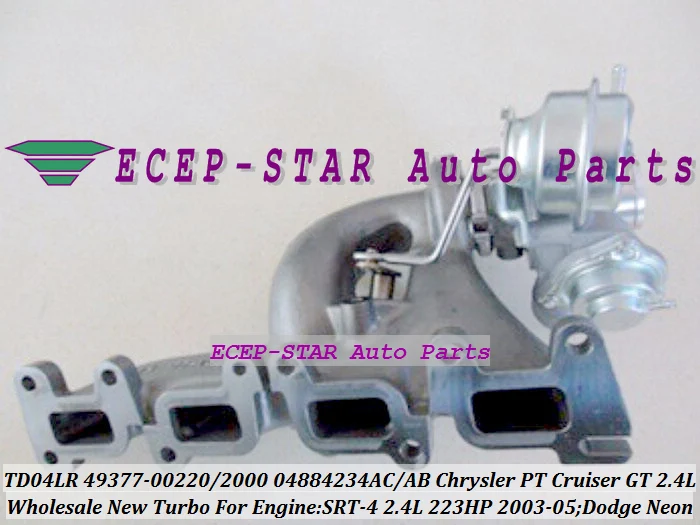 Бесплатная доставка турбокартридж CHRA TD04L 49377 00220 00200 04884234AB для Chrysler PT Cruiser GT Dodge Neon SRT