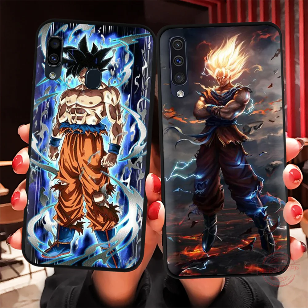 WEBBEDEPP Dragon Ball Z Super DBZ Goku Saiyan Soft Case for Samsung A3 5 6 7 8 9 J6 A10 A20 A30 A40 A50 A60 A70 S M10 M20 M30 |