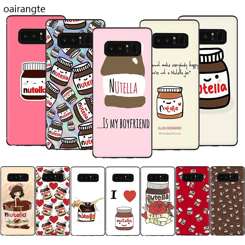 Мягкий чехол I Love Kawaii nutella для телефона Samsung Galaxy A2 Core A6 7 8 9 2018 A10S 20S 20E 30S 40S 50S 60