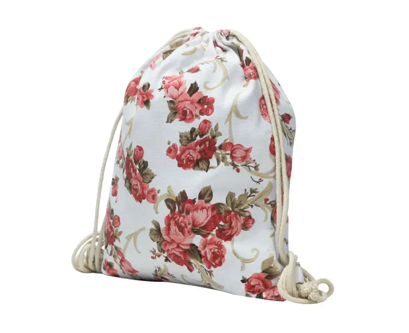 Women Flower Printing Swimming Shoes Bags New Sports And Travel Backpack Hot Storage Book School Pack Beach Bag | Спорт и