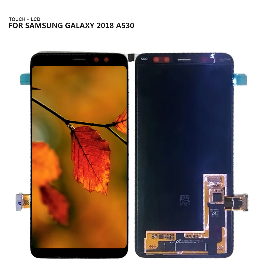 SUPER AMOLED ЖК дисплей для Samsung Galaxy A8 2018 A530 A530F A530DS A530N SM сенсорный экран дигитайзер