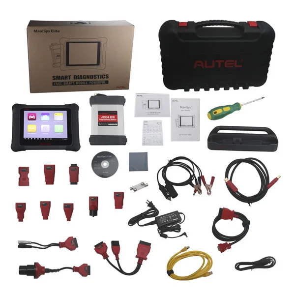 Original Autel MaxiSys Elite with Wifi/Bluetooth OBD Full Diagnostic Scanner J2534 ECU Programming |