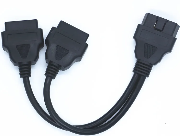 OBD2 автомобиля удлинитель splitter 16 Булавки Мужской Двойной Женский OBD кабель |