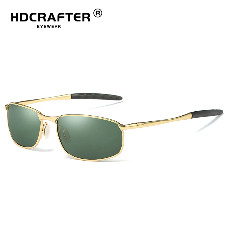 HDCRAFTER Брендовые мужские поляризованные солнцезащитные очки полная оправа из