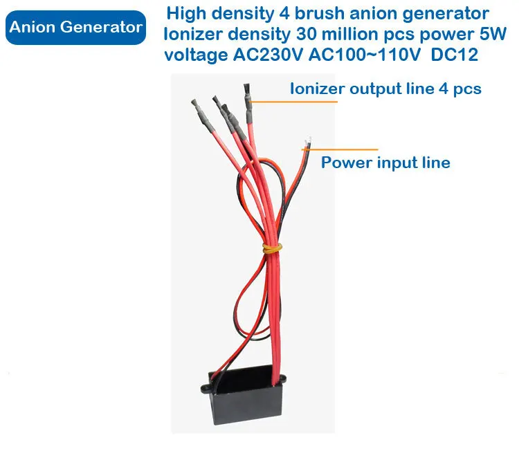 DIY домашний очиститель воздуха навигация ионический генератор AC230V плотность