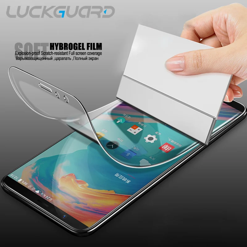 Гидрогелевая пленка для OnePLus 6 T 7 8 9 Pro Полное покрытие мягкая защитная экрана Oneplus