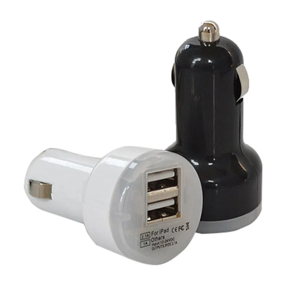 Универсальное автомобильное зарядное устройство 2 1 а/1 А с двумя usb портами