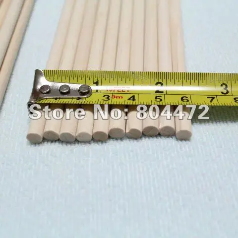 Лот 600 дерево 1/4 &quot5 5&quot Круглый Акация деревянная Шпонка штанги прямые штыри для