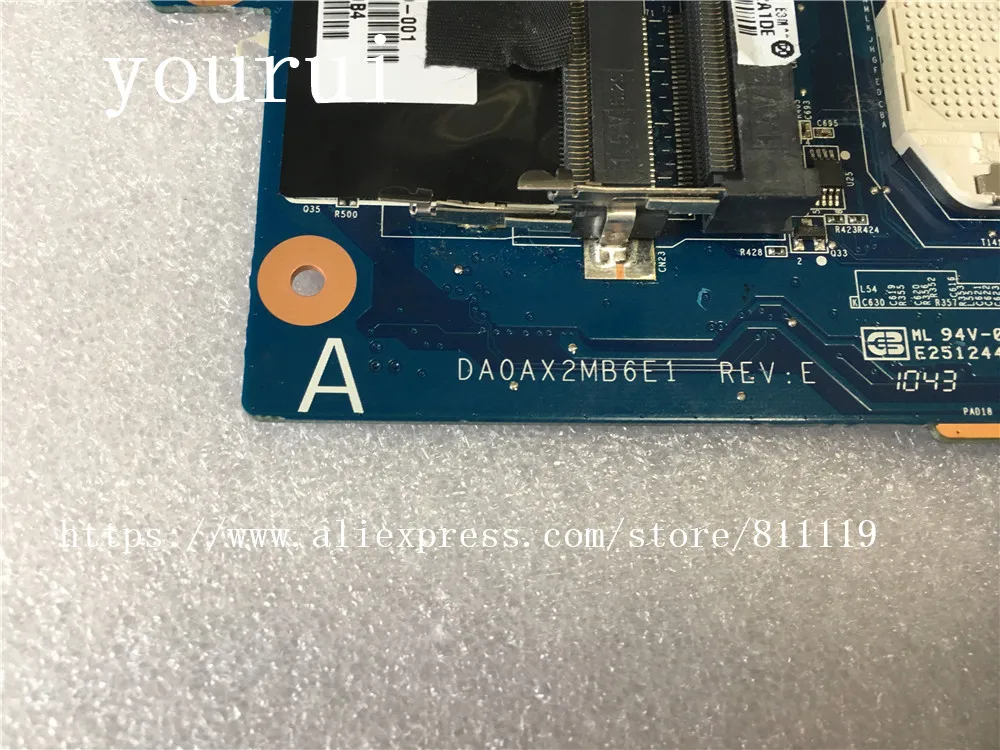 Yourui 592809 001 601 501 для ноутбука HP CQ42 G42 CQ62 G62 материнской платы DDR3 тест всех функций