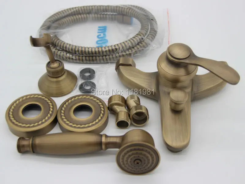 Настенный комплект для ванны и душа смеситель с ручным душем | Обустройство дома