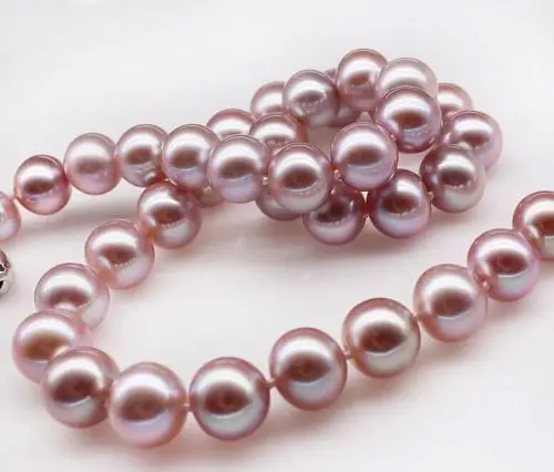 Женское Подарочное ожерелье с жемчугом класса ААА 9 10 мм|pearl necklace|pink pearl necklacewomens gifts