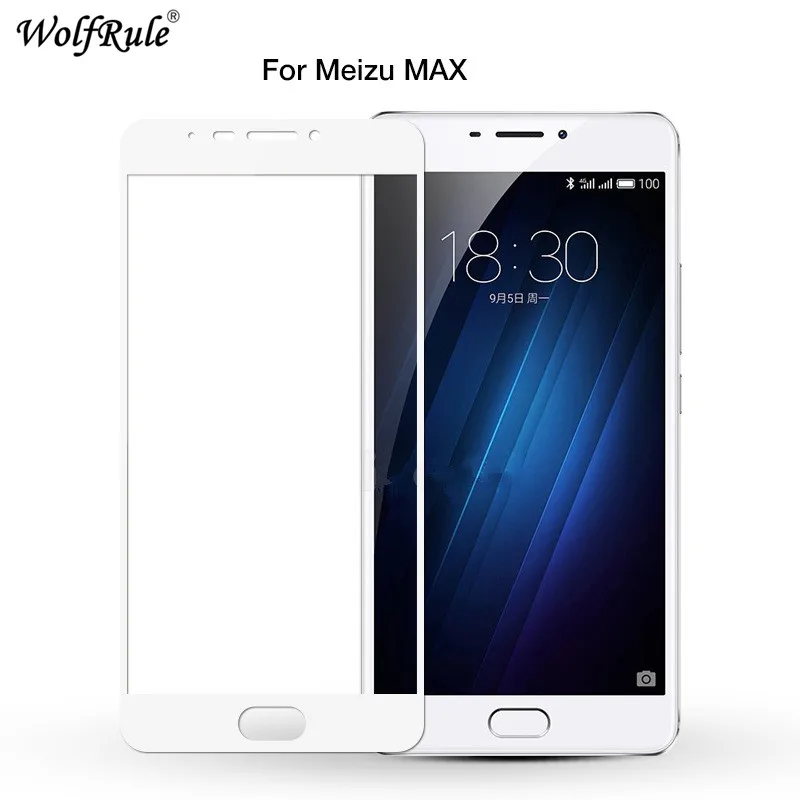 Protector de pantalla para Meizu M3 Max, cristal templado antiexplosi&oacute;n para MEIZU M3 Max/Max, pel&iacute;cula de cubierta completa, 6,0 ", 2 uds.-1