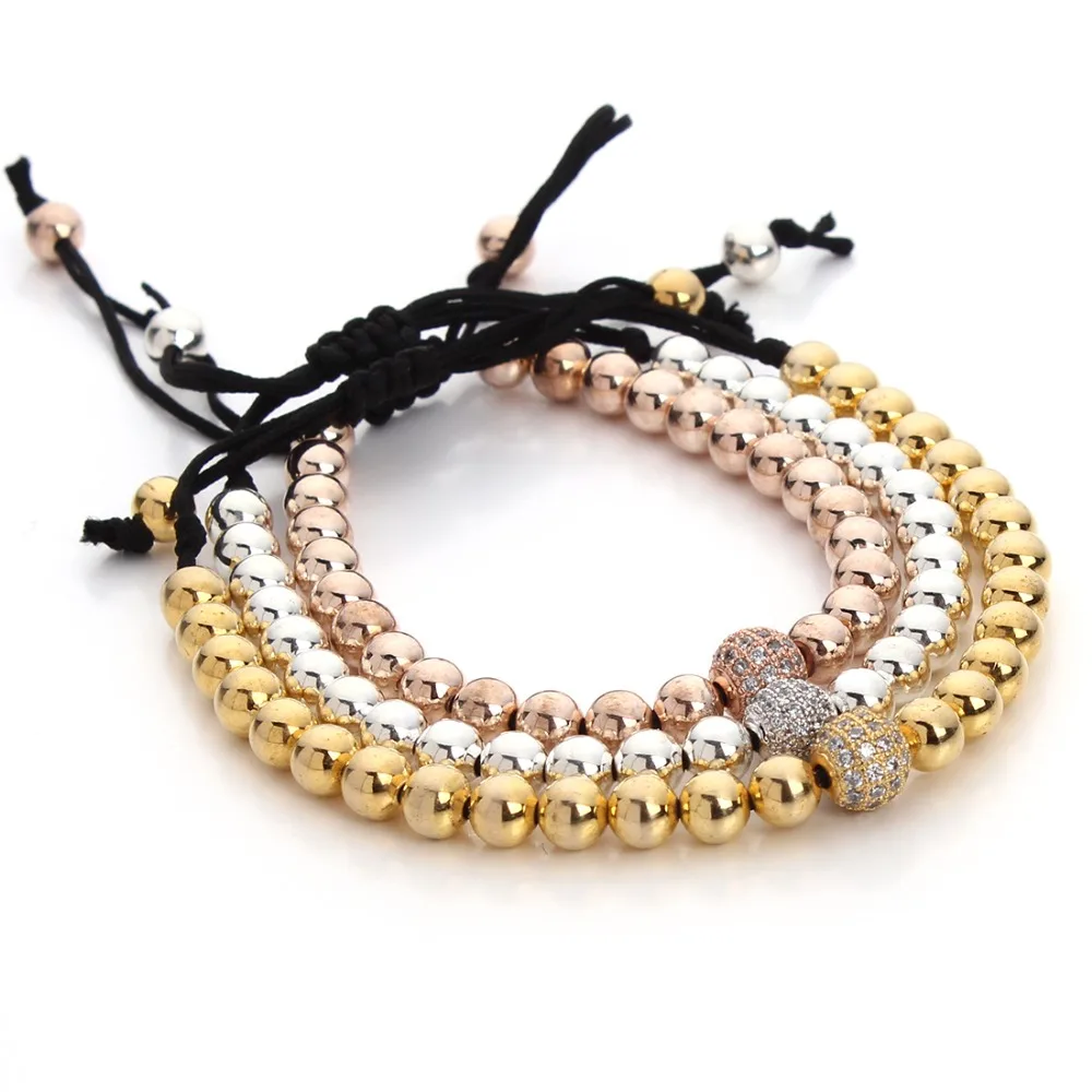 Rose Gold Natural Stone Lava Healing Balance Beads Bracelet for Handmade Fashion Women Yoga Jewelry Bileklik | Украшения и