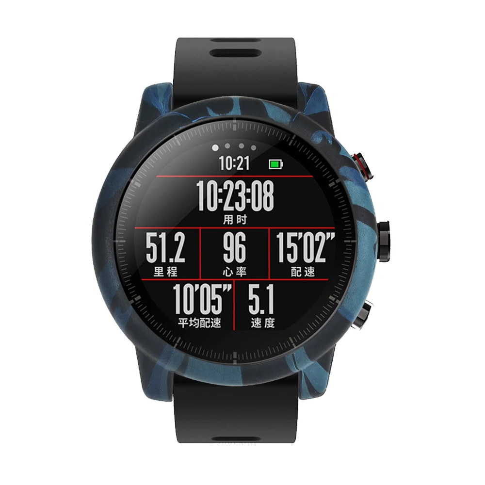 Камуфляжный силиконовый чехол для Amazfit Stratos, сменный спортивный смарт-ремешок для часов Xiaomi Huami Amazfit 2, браслет