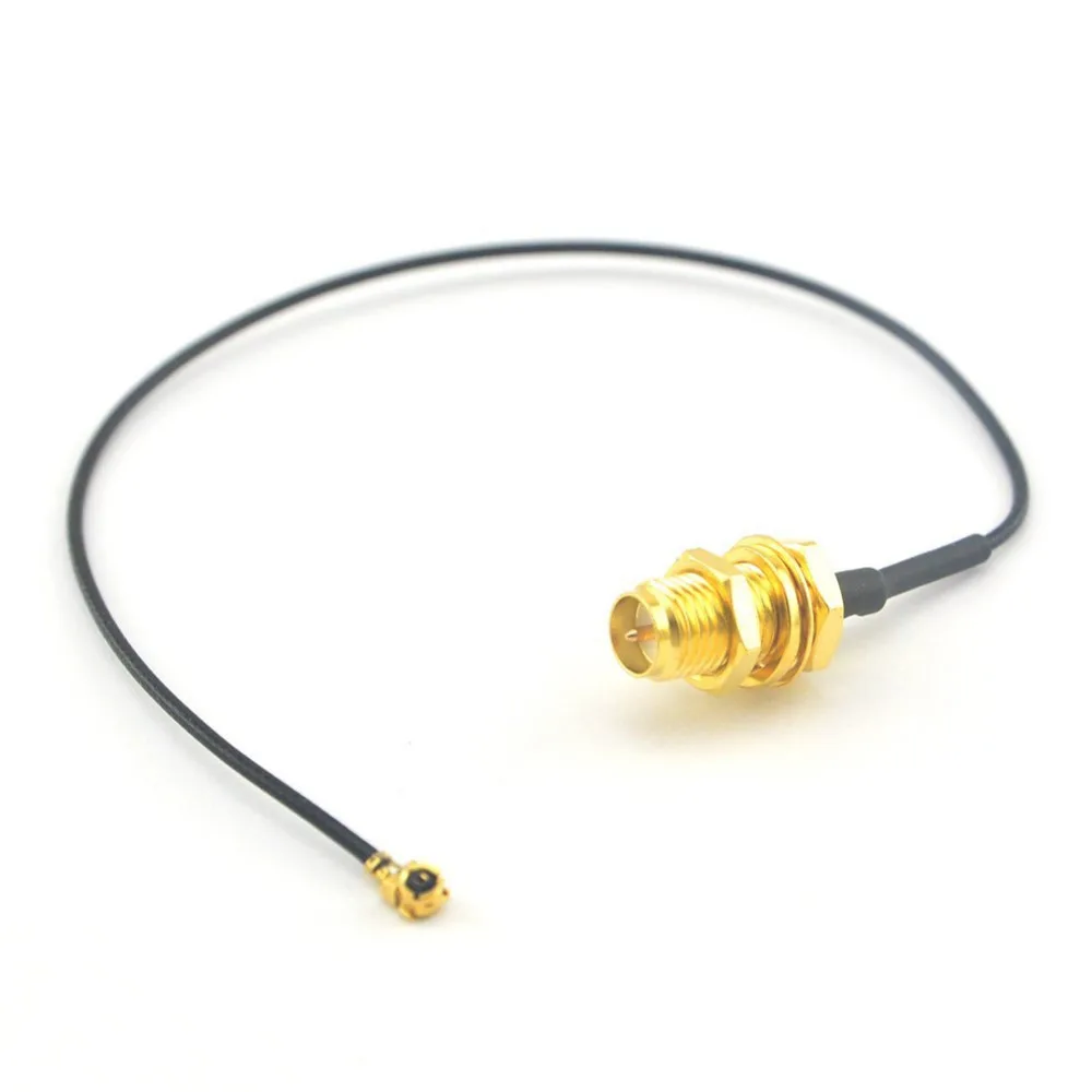 100 шт. 15/20 см U. FL to RP-SMA Pigtail Mini Pcie SMA антенна WiFi кабель для ME909S-120/MC7455/EC21-A/MC7355/MC7354 |