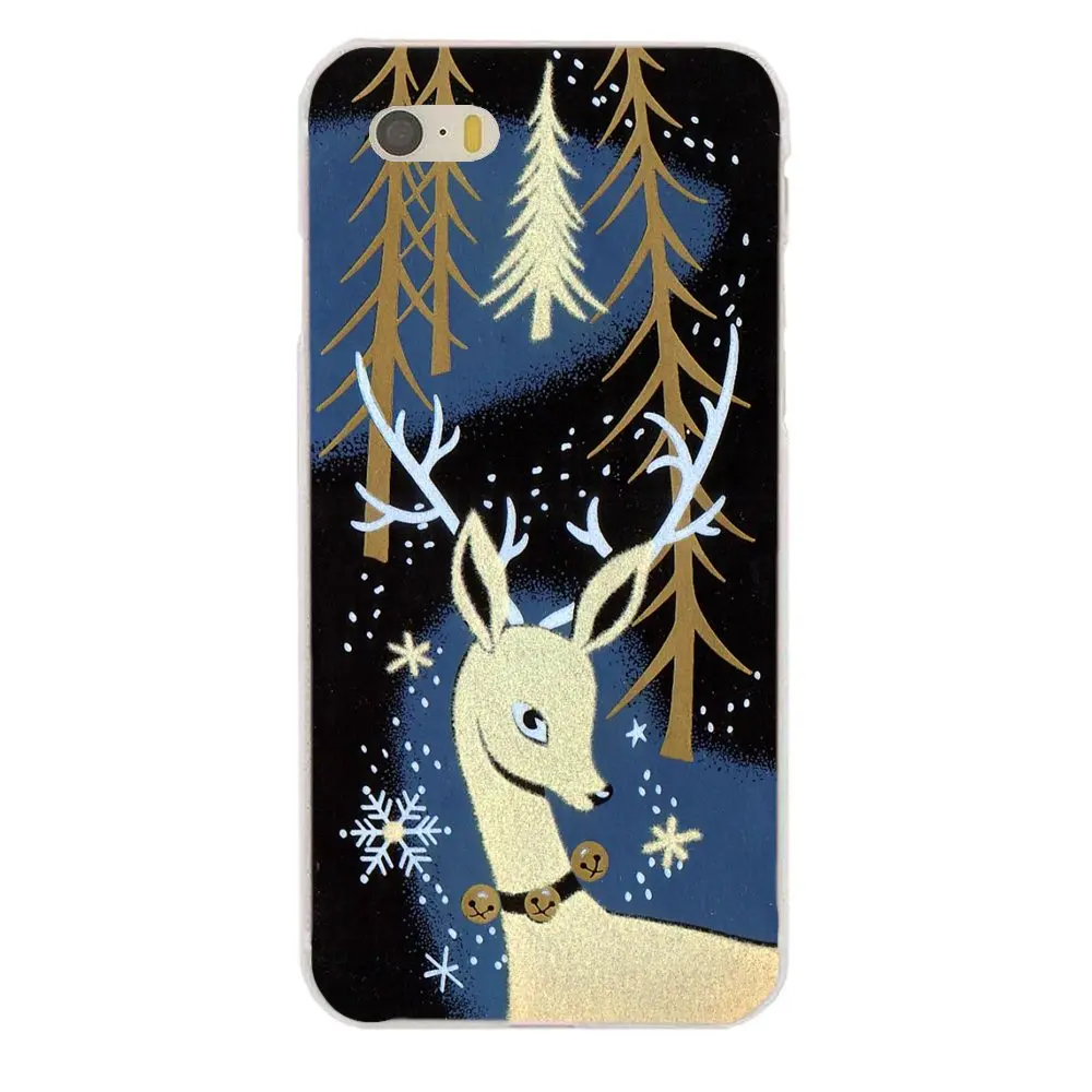 For Galaxy A3 A5 A7 On5 On7 2015 2016 2017 Grand Alpha G850 Core2 Prime S2 I9082 Back Phone Case Reindeer Deer Vintage Christmas | Мобильные