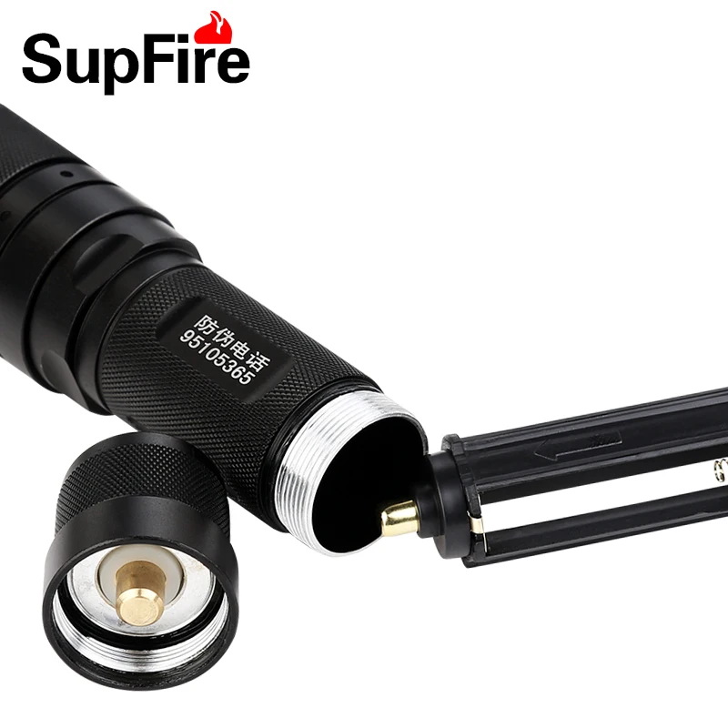 Supfire F3 L2 CREE XML2 T6 светодиодный фонарик 10 Вт 1100 люмен настраиваемый тактический для
