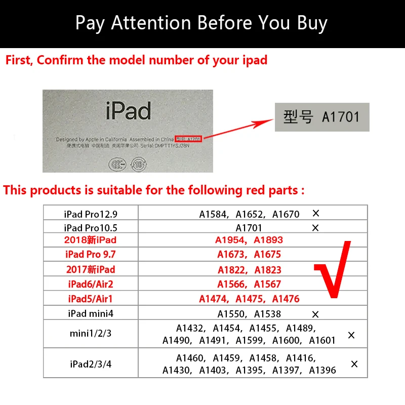 Кожаный чехол с клавиатурой для iPad Air Air2 Pro 9 7 дюйма 3 цвета подсветка беспроводной
