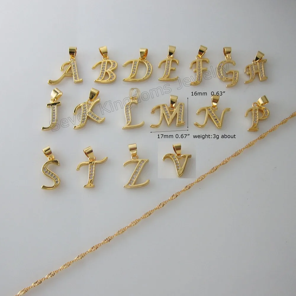 Минимальный заказ 10 $/18 букв GP 18 &quotожерелье и буква A B C D E F G H J K L M N P R S T V Z