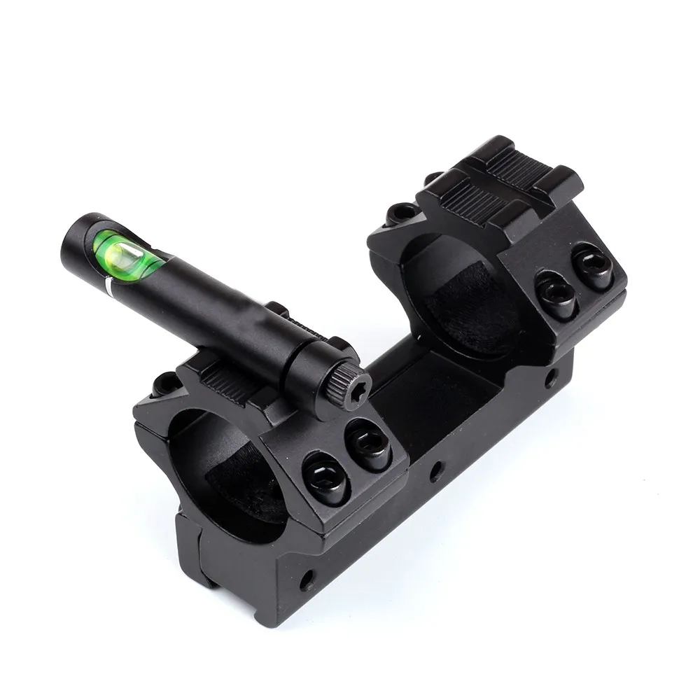 

UniqueFire High Quality Tactical Scope Mount 20mm Rail Narrow Profile Dovetail Ring 11mm With a Bubble Level