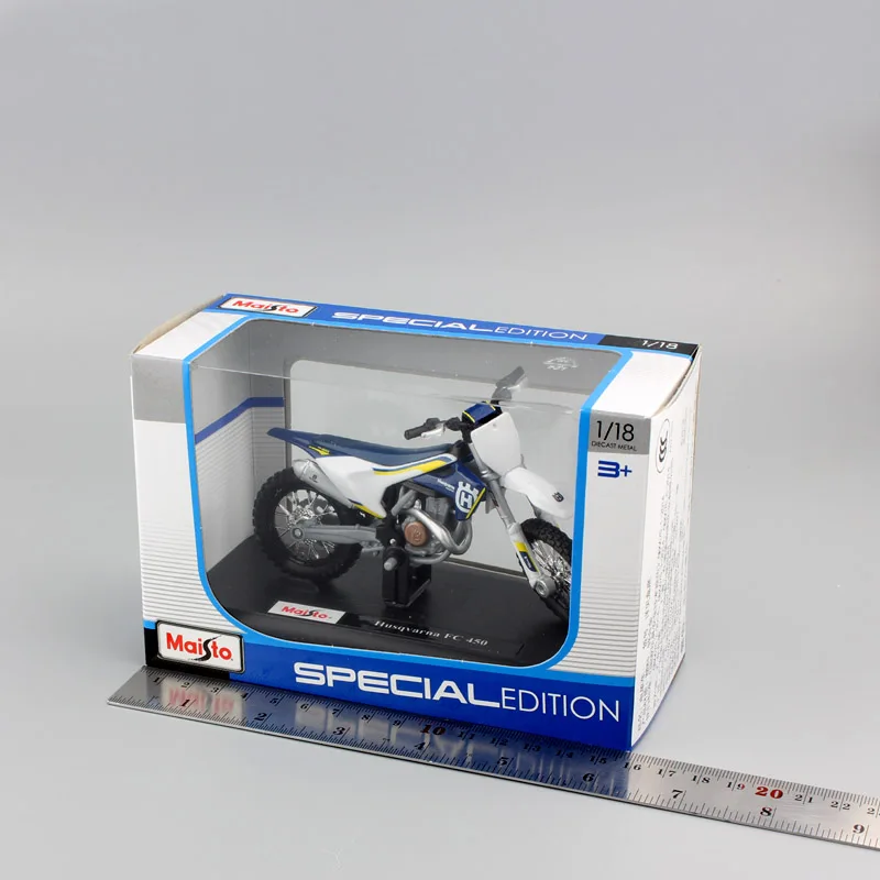 1/18 Масштаб Мини KTM Husqvarna FC 450 мотоцикл эндуро гоночный литье под давлением моделирование мотокросса Реплика металлическая модель автомобиля детские игрушки