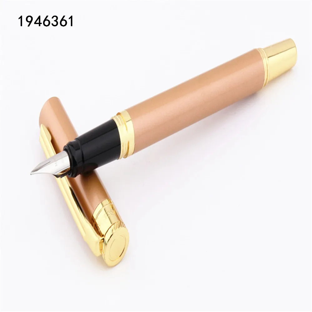 A1- Golden Высокое качество, 7037 цветов, тонкий перьевая ручка для офиса, новинка, очень хорошая школьная подарочная ручка - Цвет: A1- Golden