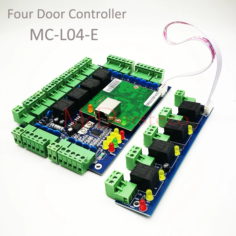 

Tcp/ip Network L04 Intelligent Four-door one-Way Door Access Control Panel for Four Door Control +Alarm Expansion Board