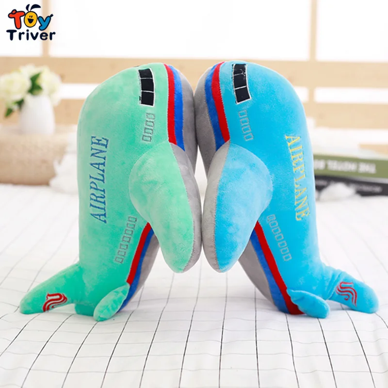 Airplane Plane Aircraft Plush Toy Triver Stuffed Doll Baby Kids Boy Children Birthday Christmas Gift Home Decor Drop Shipping | Игрушки и