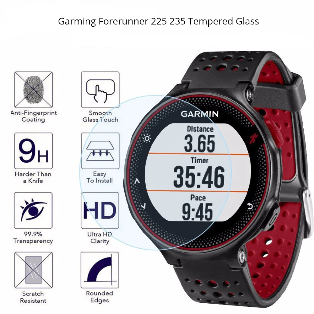 Для Garmin Vivoactive Fenix3 HR Стекло протектор тонкая закаленная пленка для Forerunner