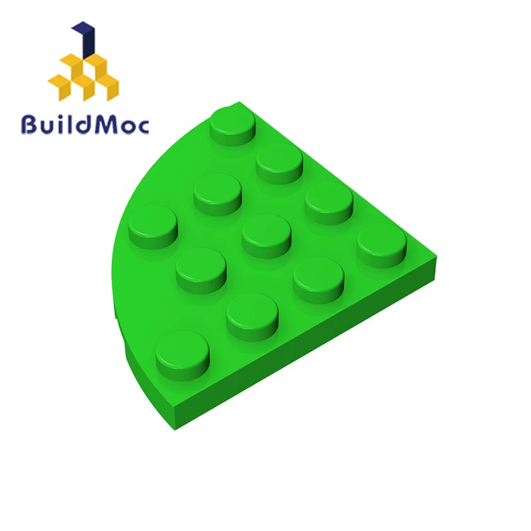 BuildMOC совместимые сборные частицы 30565 4x4 детали для строительных блоков DIY