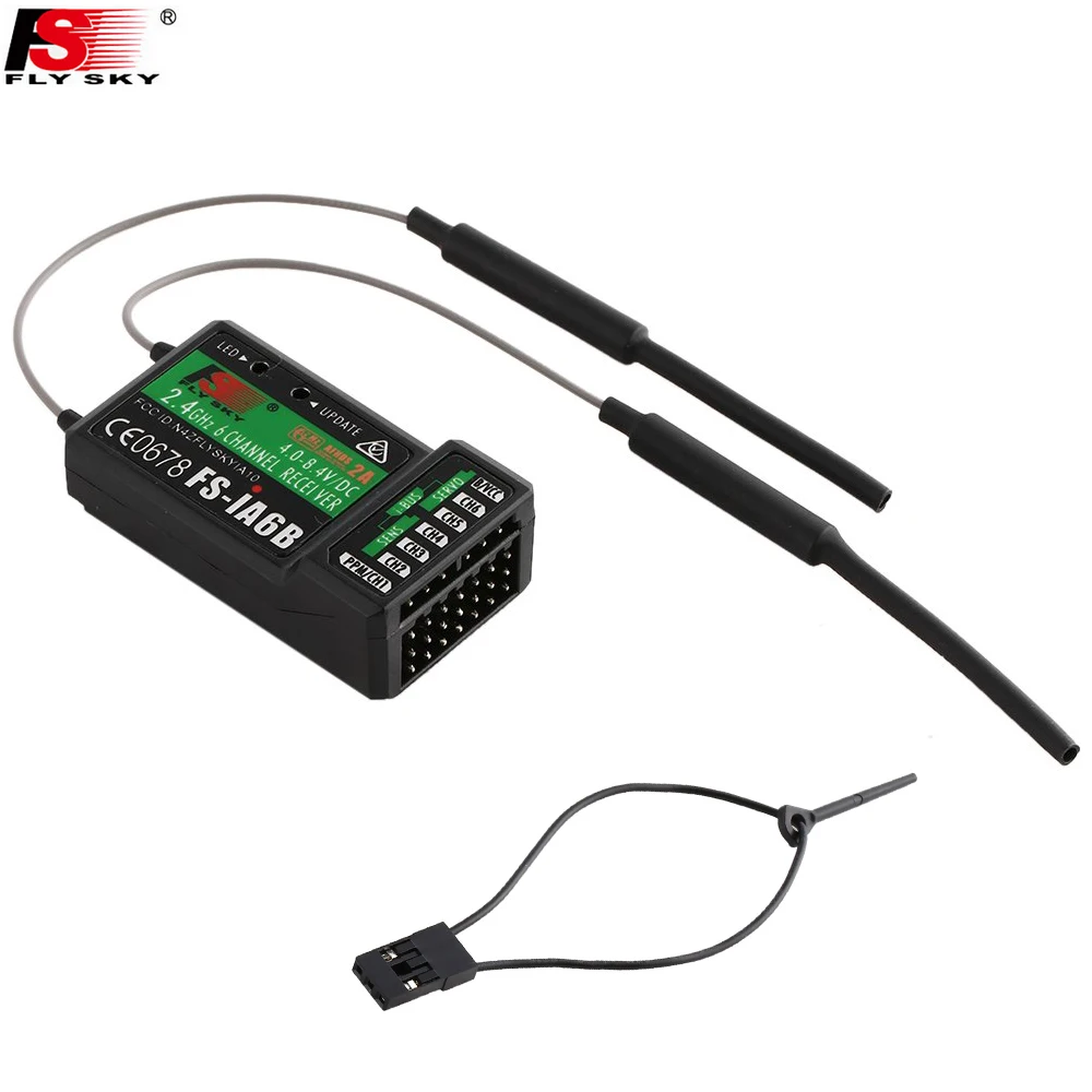 2 4G 6CH Flysky FS iA6B приемник PPM выход с iBus порт совместимый i4 i6 i10 передатчик Прямая