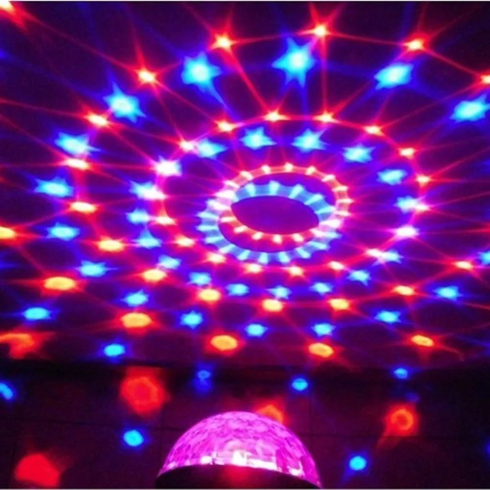 Светодиодный светильник с магическим эффектом для музыки 9 цветов Mp3 Bluetooth
