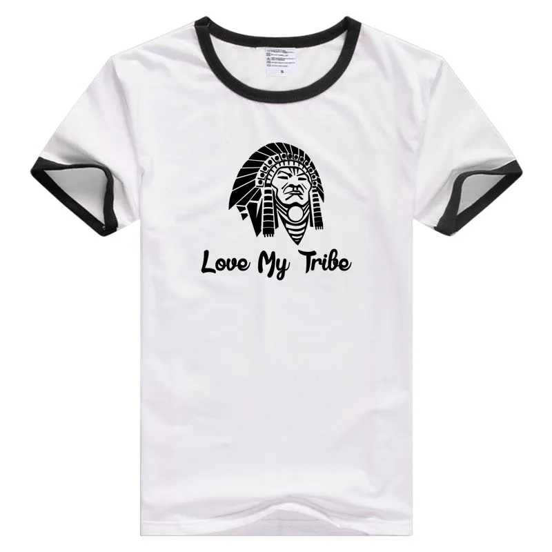 Повседневная мужская футболка Love My Tribe с коротким рукавом удобная крутая