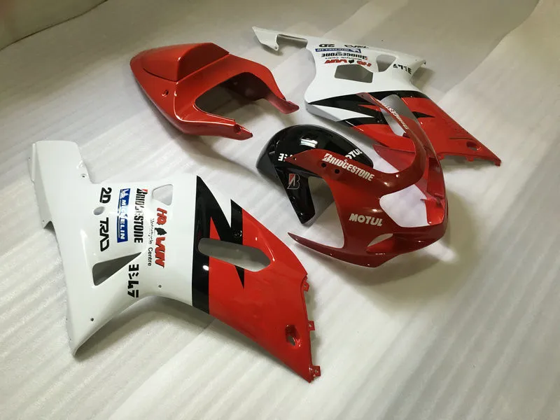 Комплект обтекателей для мотоцикла GSXR600 750 K1 01 02 03 GSXR 600 GSXR750 2001 2002 2003 ABS красные