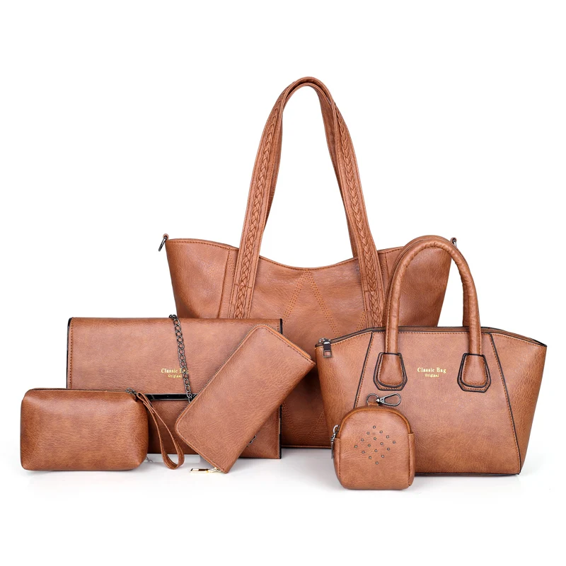 Композитная сумка 6 шт. сумки и через плечо для женщин дизайнерские модные