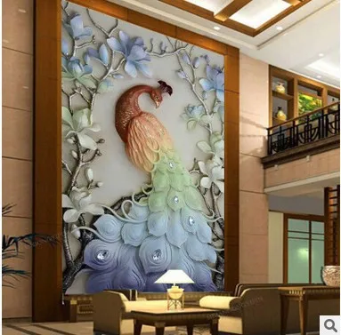 5D алмазная живопись павлином вышивка крестом стразы круглая смола полная