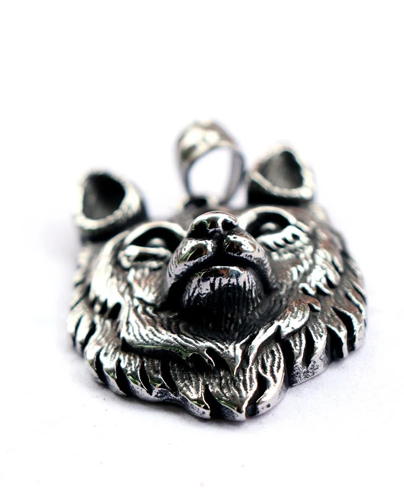 1pcs 316L stainless steel new design howling wolf pendant necklace viking men celt Charm | Украшения и аксессуары