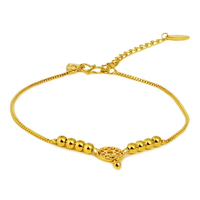 Новый дизайн модная простая монетная цепочка с сердечком латунное покрытие 24K