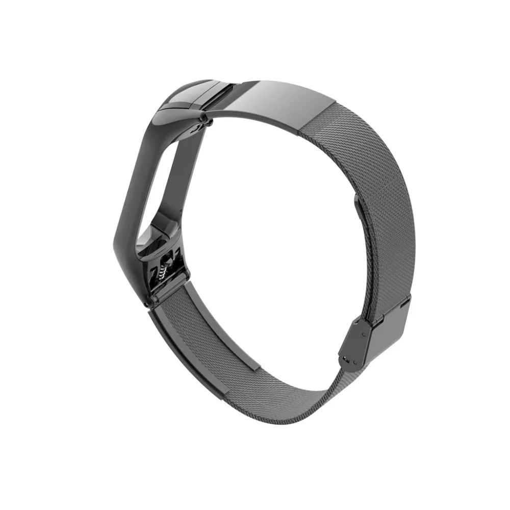 Роскошный ремешок на запястье для Xiaomi mi Band 3 xiomi xaomi mi band Band3 mi lanese Магнитный петля металлический браслет на запястье ремешки