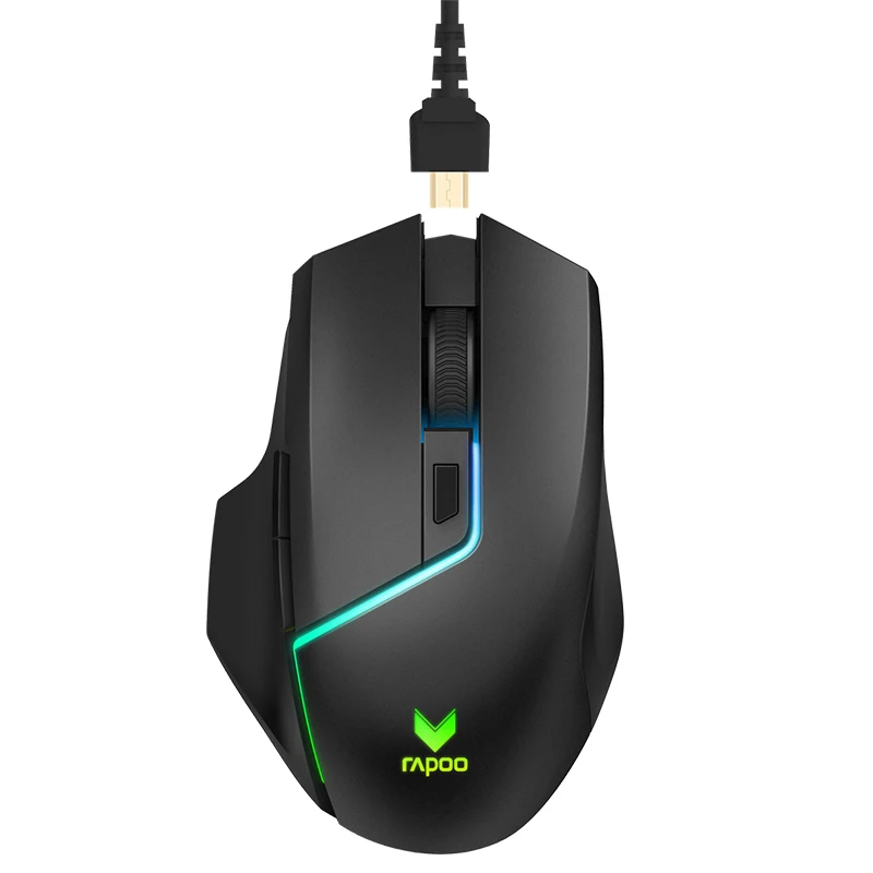 Игровая мышь Rapoo V320 PMW3325 с двойным режимом проводная и беспроводная компьютерная