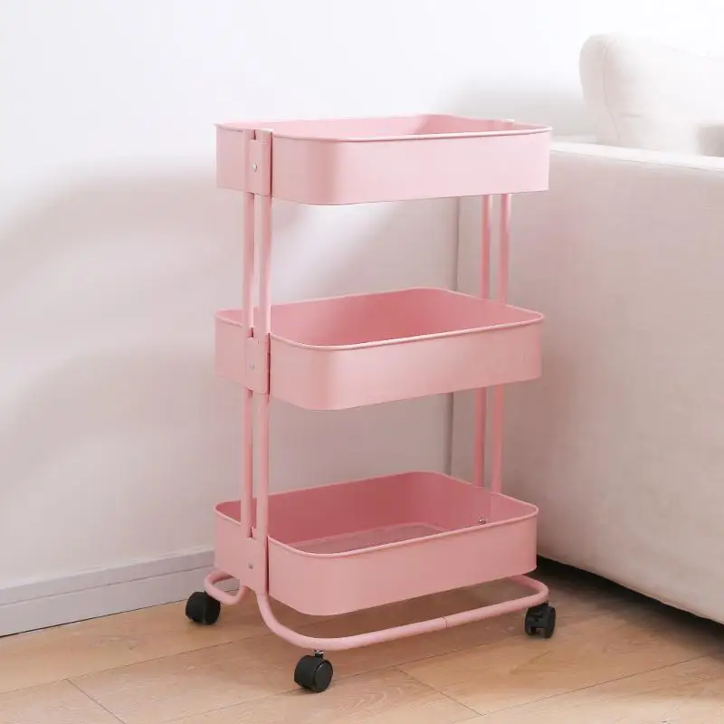 Обычная тележка для коляски beauty cart кухонный многоуровневый стеллаж для хранения Съемный шкив скандинавский стеллаж для хранения - Цвет: ml3
