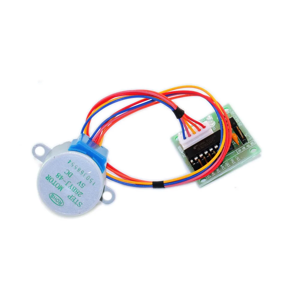 Пятиполосная четырехфазная плата шагового двигателя UL2003 тестовая для arduino |