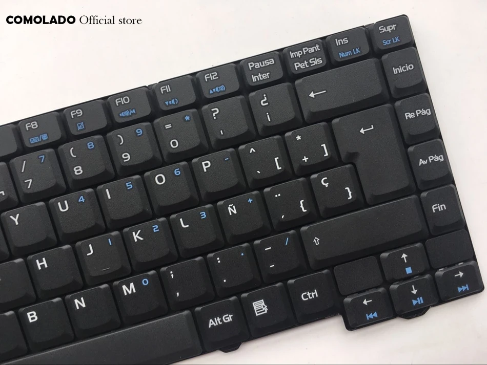 SP испанская клавиатура для ASUS F2 F20 F2JE F2JV F2L x53L 24PIN черная ноутбука Раскладка |