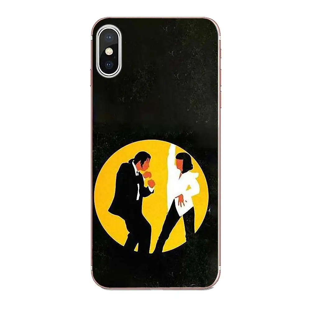 Мягкий черный чехол для телефона из ТПУ Huawei P8 P9 P10 P20 P30 Mate 7 8 9 10 20 Lite Plus Pro 2017 Pulp Fiction