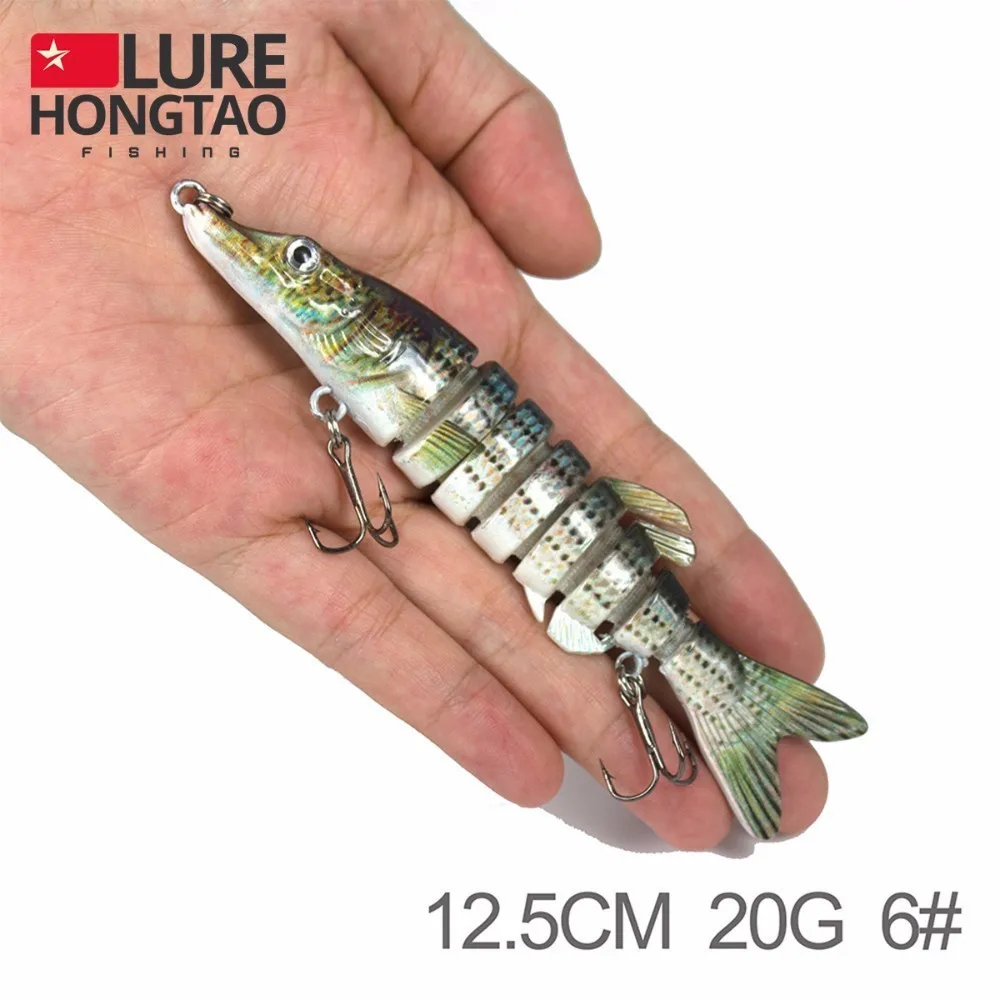 Извлечь hongtao 125 мм/20 г Swimbait Приманка Блесен высокое качество Иска Искусственный